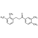 结构式 CAS# 898792-83-1, 3-(2,3-二甲基苯基)-1-(3,4-二甲基苯基)-1-丙酮