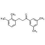 结构式 CAS# 898792-86-4, 3-(2,3-二甲基苯基)-1-(3,5-二甲基苯基)-1-丙酮