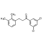 structure of CAS# 898793-31-2, 1-(3,5-Dichlorophenyl)-3-(2,3-dimethylphenyl)-1-propanone;3',5'-dichloro-3-(2,3-dimethylphenyl)propiophenone