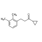 结构式 CAS# 898793-43-6, 1-环丙基-3-(2,3-二甲基苯基)-1-丙酮