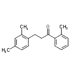 structure of CAS# 898793-53-8, 3-(2,4-Dimethylphenyl)-1-(2-methylphenyl)-1-propanone;3-(2,4-dimethylphenyl)-2'-methylpropiophenone