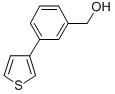 structure of CAS# 89929-82-8, (3-Thien-3-Ylphenyl)Methanol;(3-Thien-3-Ylphenyl)Methanol 97%;[3-(3-THIENYL)PHENYL]METHANOL;(3-THIEN-3-YLPHENYL)METHANOL