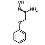 结构式 CAS# 90007-06-0, N'-羟基-2-苯氧基乙脒