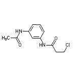 结构式 CAS# 900711-15-1, N-(3-乙酰氨基苯基)-3-氯丙酰胺