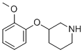 结构式 CAS# 902837-27-8, 3-(2-甲氧基苯氧基)-哌啶