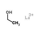 structure of CAS# 90397-54-9, Ethanol, lanthanum salt (1:1);LANTHANUM(3+) ETHANOL