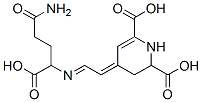 structure of CAS# 904-62-1, 1,2,3,4-Tetrahydro-4-[2-(1-carboxy-3-carbamoylpropylimino)ethylidene]-2,6-pyridinedicarboxylic acid;(2S)-4-[(E)-2-[[(1S)-4-Amino-1-Carboxy-4-Oxo-Butyl]Amino]Vinyl]-2,3-Dihydropyridine-2,6-Dicarboxylic Acid;(2S)-4-[(E)-2-[[(1S)-4-Amino-1-Carboxy-4-Oxobutyl]Amino]Vinyl]-2,3-Dihydropyridine-2,6-Dicarboxylic Acid;(2S)-4-[(E)-2-[[(1S)-4-Amino-1-Carboxy-4-Ket