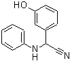 结构式 CAS# 904817-08-9, 苯胺基(3-羟基苯基)乙腈