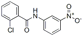 structure of CAS# 90665-30-8, 2-Chloro-3'-nitrobenzanilide;Zinc00260456;Stk174437;Benzamide, N-(3-Nitrophenyl)-2-Chloro-