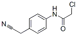 structure of CAS# 90772-87-5, 2-Chloro-N-[4-(cyanomethyl)phenyl]acetamide;2-Chloro-N-[4-(Cyanomethyl)Phenyl]Ethanamide;T5365051;Zinc04206316