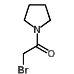结构式 CAS# 90892-09-4, 2-溴-1-(1-吡咯烷基)乙酮
