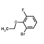 structure of CAS# 909302-84-7, 1-Bromo-2-ethoxy-3-fluorobenzene;1-bromo-2-ethoxy-3-fluorobenzene;1-Bromo-2-ethoxy-3-fluoro-benzene