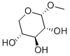 结构式 CAS# 91-09-8, 甲基-alpha-D-吡喃木糖