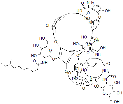structure of CAS# 91032-37-0, Teicoplanin A2-4;Brn 6261978;Teichomycin A(Sub 2) Factor 4;Teichomycin A2-4