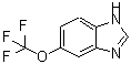 structure of CAS# 911825-64-4, 5-(Trifluoromethoxy)-1H-benzimidazole;5-(Trifluoromethoxy)-1H-benzimidazole;benzimidazol-5-yloxytrifluoromethane