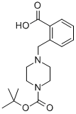 structure of CAS# 914349-53-4, 4-[(2-Carboxyphenyl)Methyl]-1-Piperazinecarboxylic Acid 1-(1,1-Dimethylethyl) Ester;2-(4-N-Boc-Piperazin-1-Yl)Methylbenzoic Acid;1-Boc-4-(2-Carboxybenzyl)Piperazine