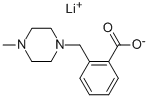 structure of CAS# 915707-44-7, 2-[(4-Methyl-1-Piperazinyl)Methyl]-Benzoic Acid Lithium Salt (1:1);[(4-Methylpiperazin-1-Yl)Methyl]Benzoic Acid, Lithium Salt;Lithium 2-[(4-Methylpiperazin-1-Yl)Methyl]Benzoate