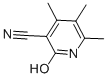 structure of CAS# 91591-59-2, 1,2-Dihydro-4,5,6-Trimethyl-2-Oxo-3-Pyridinecarbonitrile;2-HYDROXY-4,5,6-TRIMETHYLPYRIDINE-3-CARBONITRILE;2-HYDROXY-4,5,6-TRIMETHYLNICOTINONITRILE