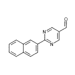 CAS#: 915919-99-2， 2-(2-Naphthyl)-5-pyrimidinecarbaldehyde