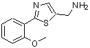 结构式 CAS# 915921-26-5, 1-[2-(2-甲氧基苯基)-1,3-噻唑-5-基]甲胺