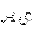 结构式 CAS# 916813-19-9, N-(3-氨基-4-氯苯基)-2-甲基丙酰胺