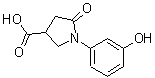 structure of CAS# 91891-24-6, 1-(3-Hydroxyphenyl)-5-oxo-3-pyrrolidinecarboxylic acid;1-(3-hydroxyphenyl)-5-oxo-3-pyrrolidinecarboxylic acid;1-(3-Hydroxy-phenyl)-5-oxo-pyrrolidine-3-carboxyli;1-(3-Hydroxy-phenyl)-5-oxo-pyrrolidine-3-carboxylic acid
