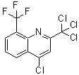 结构式 CAS# 91991-76-3, 4-氯-2-(三氯甲基)-8-(三氟甲基)喹啉