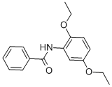 structure of CAS# 92-22-8, N-(2,5-Diethoxyphenyl)-Benzamide;2',5'-Diethoxybenzanilide;Zinc00393625