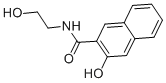 structure of CAS# 92-80-8, 3-Hydroxy-N-(2-Hydroxyethyl)-2-Naphthalenecarboxamide;3-Hydroxy-N-(2-Hydroxyethyl)-2-Naphthalenecarboxamide;3-Hydroxy-N-(2-Hydroxyethyl)-2-Naphthamide