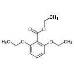 结构式 CAS# 92157-15-8, 乙基2,6-二乙氧基苯甲酸酯