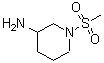 结构式 CAS# 934107-80-9, 1-(甲基磺酰基)-3-哌啶胺