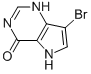 structure of CAS# 93587-23-6, 7-Bromo-3,5-Dihydro-4H-Pyrrolo[3,2-d]Pyrimidin-4-One;7-BROMO-1,5-DIHYDRO-4H-PYRROLO[3,2-D]PYRIMIDIN-4-ONE