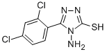 结构式 CAS# 93677-89-5, 4-氨基-5-(2,4-二氯-苯基)-4H-[1,2,4]三唑-3-硫醇