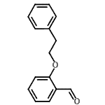 结构式 CAS# 93898-91-0, 2-(2-苯基乙氧基)苯甲醛