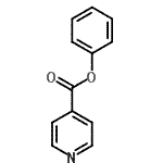 结构式 CAS# 94-00-8, 苯基异烟酸酯