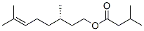 CAS#: 94086-64-3， (S)-3,7-Dimethyloct-6-Enyl Isovalerate