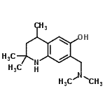 structure of CAS# 941266-16-6, 7-[(Dimethylamino)methyl]-2,2,4-trimethyl-1,2,3,4-tetrahydro-6-quinolinol;7-((dimet<wbr>hylamino)<wbr>methyl)-2<wbr>,2,4-trim<wbr>ethyl-1,2<wbr>,3,4-tetr<wbr>ahydroqui<wbr>nolin-6-ol;7-[(dimet<wbr>hylammoni<wbr>o)methyl]<wbr>-2,2,4-tr<wbr>imethyl-1<wbr>,2,3,4-te<wbr>trahydroq<wbr>uinolin-6<wbr>-olate;MFCD09754813
