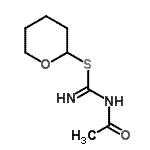 CAS#: 94159-71-4， Tetrahydro-2H-pyran-2-yl N-acetylcarbamimidothioate