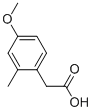 structure of CAS# 942-97-2, 4-Methoxy-2-Methyl-BenzeneAcetic Acid