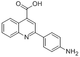 结构式 CAS# 94205-62-6, 2-(4-氨基苯基)-4-喹啉羧酸