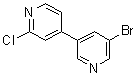 结构式 CAS# 942206-01-1, 5-溴-2'-氯-3,4'-联吡啶