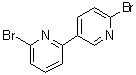 结构式 CAS# 942206-17-9, 6,6'-二溴-2,3'-联吡啶