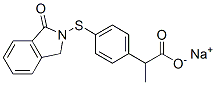 CAS 登录号：94237-37-3， (+)-2-[4-(1,3-二氢-1-氧代-2H-异吲哚-2-基硫代)苯基]丙酸钠