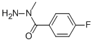 structure of CAS# 94401-21-5, 4-Fluoro-Benzoic Acid 1-Methylhydrazide;4-FLUOROBENZOIC ACID N-METHYLHYDRAZIDE;4-Fluorobenzoicacidn-Methylhydrazine;4-Fluorobenzoicacid1-Methylhydrazide