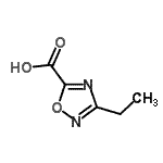 结构式 CAS# 944906-35-8, 3-乙基-1,2,4-恶二唑-5-羧酸