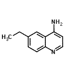 structure of CAS# 948293-21-8, 6-Ethyl-4-quinolinamine