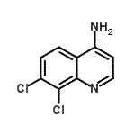 structure of CAS# 948293-25-2, 7,8-Dichloro-4-quinolinamine