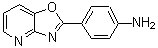 结构式 CAS# 95331-56-9, 4-([1,3]恶唑并[4,5-b]吡啶-2-基)苯胺