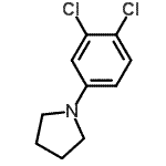 结构式 CAS# 957065-92-8, 1-(3,4-二氯苯基)吡咯烷