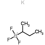 structure of CAS# 958449-00-8, Potassium sec-butyl(trifluoro)borate(1-);Potassium sec-butyltrifluoroborate;667145_ALDRICH